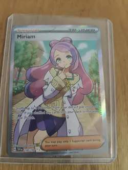 Pokemon TCG Miriam 238/198 Ultra Rare Scarlet & Violet Full Art NM - Image 1