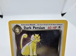 Dark Persian #17 Black Star Promo Holo Pokemon TCG Nintendo Magazine 2000 MP - Image 2