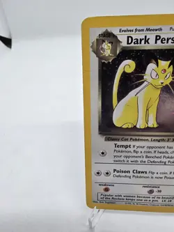 Dark Persian #17 Black Star Promo Holo Pokemon TCG Nintendo Magazine 2000 MP - Image 3