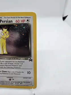 Dark Persian #17 Black Star Promo Holo Pokemon TCG Nintendo Magazine 2000 MP - Image 4