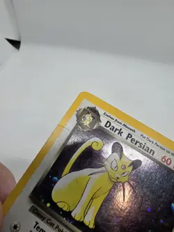 Dark Persian #17 Black Star Promo Holo Pokemon TCG Nintendo Magazine 2000 MP - Image 5