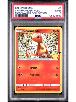 POKEMON MCDONALD'S COLLECTION 2021 #9 CHARMANDER-HOLO MCDONALD'S COLLECTION - Image 1