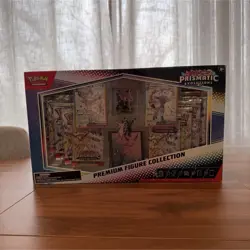 Pokemon Prismatic Evolutions Premium Figure Collection Box Espeon Umbreon - Image 1