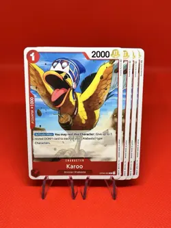 [x4] Karoo | OP04-004 | Playset | LP | ENGLISH | OP TCG | ONE PIECE - Image 1