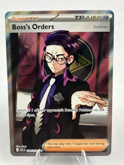 Boss’s Orders 256/217 Ultra Rare Full Art Pokemon TCG Ascended Heroes NM - Image 1