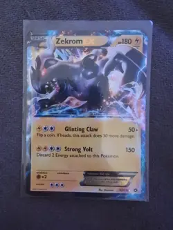 Pokemon TCG English Card Legendary Treasures Zekrom EX Holo Rare 52/113 - Image 1