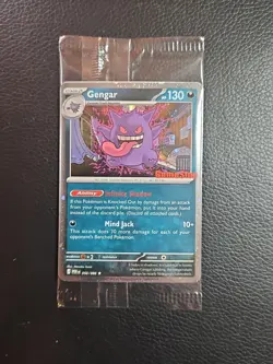 Gengar Promo Card Pokemon Perfect Order Gamestop Stamped 050/088 SEALED - Image 1