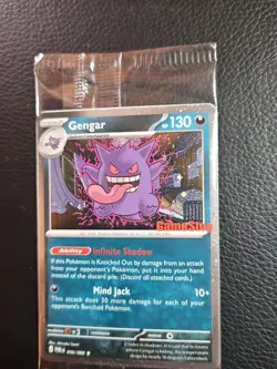 Gengar Promo Card Pokemon Perfect Order Gamestop Stamped 050/088 SEALED - Image 2