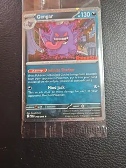 Gengar Promo Card Pokemon Perfect Order Gamestop Stamped 050/088 SEALED - Image 4