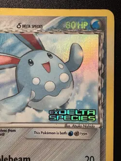 Azumarill 19/113 EX Delta Species Pokemon Card Reverse Holo Foil Rare MP - Image 4