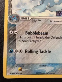 Azumarill 19/113 EX Delta Species Pokemon Card Reverse Holo Foil Rare MP - Image 5