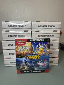 POKEMON TCG SURGING SPARKS BOOSTER BUNDLES (6 Packs) Per Box(11) BOXES PIKA NEW - Image 1