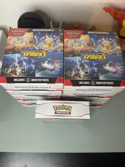 POKEMON TCG SURGING SPARKS BOOSTER BUNDLES (6 Packs) Per Box(11) BOXES PIKA NEW - Image 2