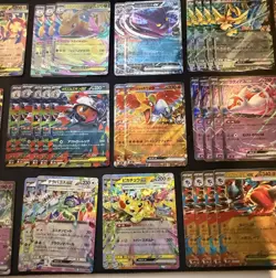 62 Card Lot of Pokemon Japanese Holo EX Cards - Mega Dream Ex - M2A - Image 3