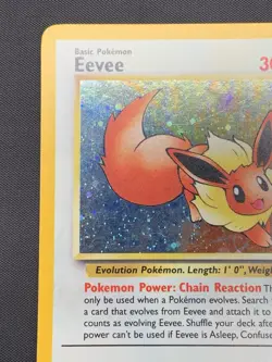 Pokemon Eevee Holo Card 11/53 WOTC Promo LP Condition - Image 2