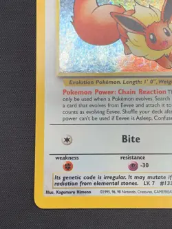 Pokemon Eevee Holo Card 11/53 WOTC Promo LP Condition - Image 4