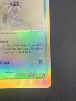 Pokemon Card - Lileep Sandstorm 43/100 Reverse Holo MP - Image 5