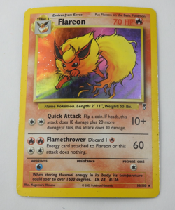 Flareon 10/110 Legendary Collection Holo Pokemon Card 2002 WOTC - Image 1