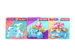 Pokemon Bandai GB Mini Cards Bulbasaur Ivysaur (Holo) Venusaur (Holo) Vintage - Image 1