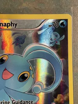 Pokemon TCG Manaphy XY113 Black Star Promo Holo Card Near Mint Condition - Image 3