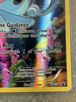 Pokemon TCG Manaphy XY113 Black Star Promo Holo Card Near Mint Condition - Image 5
