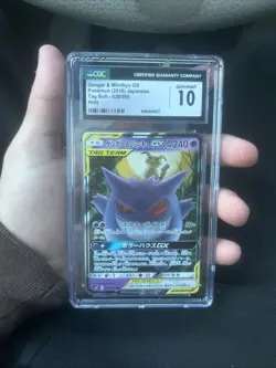 Pokemon TCG Gengar & Mimikyu GX Holo Ultra Rare Card And Galarian Zapdos Both 10 - Image 1