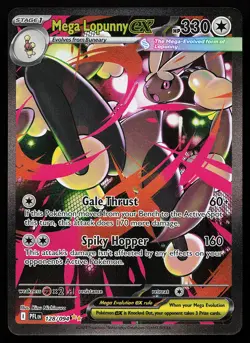 Mega Lopunny ex 128/094 Holo SIR Phantasmal Flames Pokemon Card - Image 1