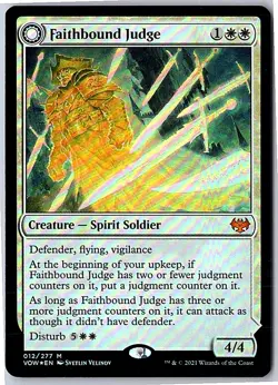 Faithbound Judge Innistrad: Crimson Vow M 12 FOIL - Image 1
