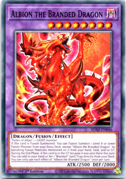 LP Albion The Branded Dragon - SDAZ-EN046 - Common - 1st Edition - Yugioh - Image 1