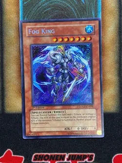 Yugioh Fog King LODT-EN098 Secret Rare 1st Edition LP - Image 1