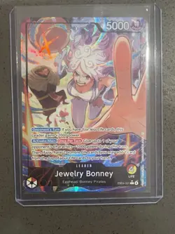 One Piece TCG OP15 -EB04 Jewelry Bonney Leader Alt Art EB04-001 NM - Image 1