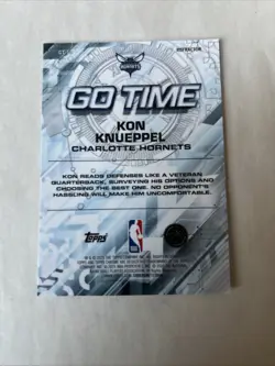2025-26 Kon Knueppel Rookie Topps Chrome - Go Time #GT-19 Refractor 💥Ships Free - Image 2