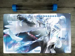 DTCG Omegamon Trading Card Game Mat DTCG CCG Playmat Free High Quality Tube - Image 1