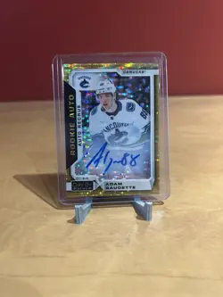 2018-19 OPC PLATINUM ADAM GAUDETTE SEISMIC GOLD #R-AD /25 AUTO - Image 1
