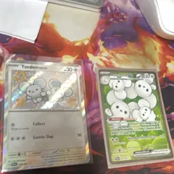 Pokemon Tandemaus & Maushold ex Foil Cards Lot - 2 Cards - Image 2