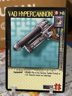 Wildstorms CCG VAD Hypercannon Rare Equipment Card Limited Image DC Comics - Image 3