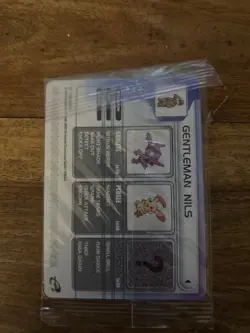 Pokemon Battle-e Card Gentleman Nils 129-B001 Sealed Ruby Sapphire e-Reader GBA - Image 2