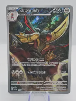 Kingambit SVP 130 Promo Holo Pokemon Card NM Scarlet Violet Black Star - Image 1