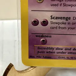 Slowpoke Fossil Set 55/62 Unlimited 1999 WOTC Vintage Pokemon Card NM No Play🔥 - Image 2