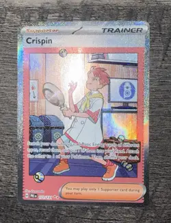 Pokemon TCG Crispin SIR Trainer Prismatic Evolutions Card 171/131 NM - Image 3