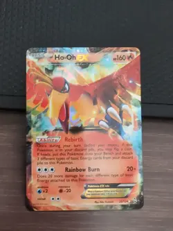 Pokemon TCG Ho-Oh EX 22/124 Dragons Exalted Ultra Rare Card - Image 1
