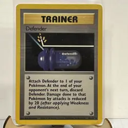 Defender 80/102 - Shadowless Base Set - Non-Holo Pokemon Card NM No Play 💎💎 - Image 1