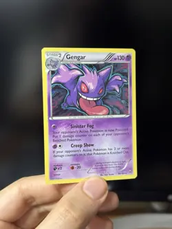 Pokemon Gengar TCG XY Breakthrough Holo Rare Card 60/162 (Cosmos) - Image 4