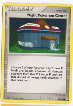 Night Pokemon Center 108/130 Diamond & Pearl TRAINER Pokemon Card - Image 1