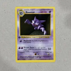 Pokemon TCG Haunter Base Set, 1st Edition Shadowless Card 29/102 MP - Image 1