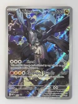 Pokemon Card TCG - N's Zekrom MEP 031 Promo Mega Evolution Promos Near Mint - Image 1