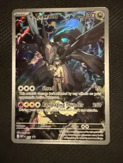 N’s Zekrom Ascended Heroes ETB Promo MEP 031 Pokemon Card - Image 1