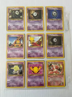 Pokemon cards from the 90's Lot of 9, Great Condition - Image 1