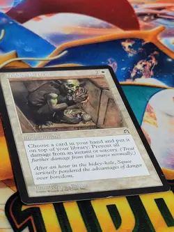 C1095 MAGIC MTG STRONGHOLD HIDDEN RETREAT MP RARE - Image 2