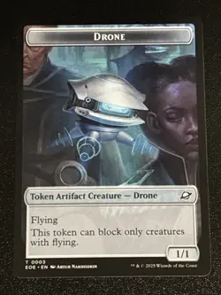 MTG Edge of Eternities Drone/Lander Double-Sided Token 0003/0005 NM - Image 1